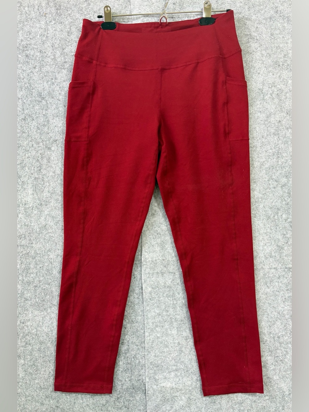 GN Gold Nation Performance Leggings Activewear Side Pocket Pull On Large